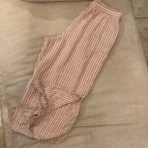 Patagonia Multicolor Striped cropped pant with side slits